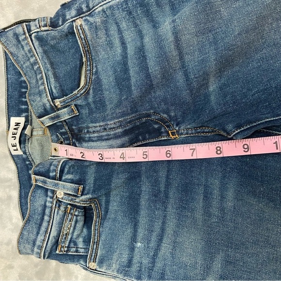 Le Jean Bella Mid-rise Crop Kick Flare Jeans 24 Distressed revolve 28834 - Picture 7 of 11